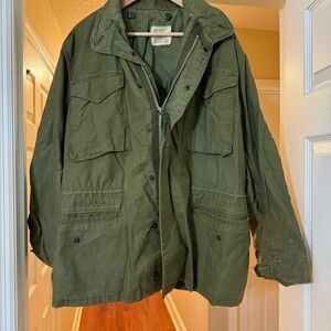 Men's Green Military Style Jacket